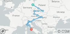  L\'Europe épique : Centre et Italie - 18 destinations 