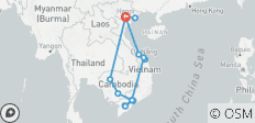  Vietnam et Cambodge - 14 destinations 