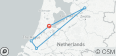  Circuit sur mesure de 6 jours aux Pays-Bas, avec départ quotidien et guide privé - 5 destinations 