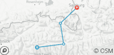  Piste cyclable du Tauern, Krimml - Salzbourg 5/4 - 4 destinations 