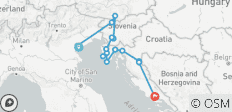  Gondolas, Lakes &amp; Split - 9 Days - 15 destinations 