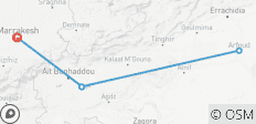  Ontdek de Sahara vanuit Marrakech (privé op maat) - 5 bestemmingen 