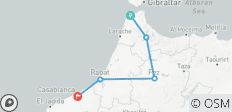  Noord –Marokko van Tanger naar Chefchaouen (privé op maat) - 5 bestemmingen 