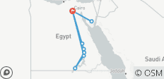  GLORY OF EGYPT( cairo/ Nile cruise/Mount Sinai) including flights - 10 destinations 