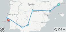  Hoogtepunten van Spanje en Portugal met de Azoren - 9 bestemmingen 