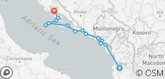  Juweeltjes van de Balkan met kustcruise - 16 bestemmingen 