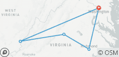  Historische Greenbrier vakantie met Washington D.C. &amp; Williamsburg (2024) - 5 bestemmingen 