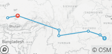  Süd- und Westchina: Ethnische Erkundung Privatreise - 8 Destinationen 