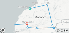  Premium Marokko Entdeckungsreise inkl. Essaouira (10 Destinationen) - 10 Destinationen 