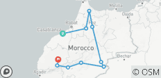  Premium Marokko - tiefer Einblick (10 Destinationen) - 10 Destinationen 