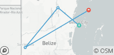  Land of Belize (4 destinations) - 4 destinations 