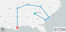  Das Beste des Südens: Von Atlanta nach New Orleans - 7 Destinationen 