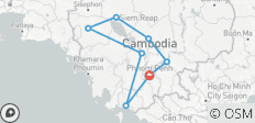  Best of Cambodia (including Kampong Thom) - 8 destinations 
