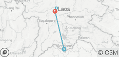  MEILLEURE OFFRE : Trésor de 4 jours au Laos Vientiane et Luang Prabang - PLEIN d\'activités - 4 destinations 