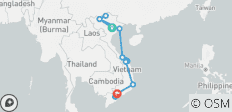  Vietnam Entdeckungsreise 17 Tage - 15 destinations 