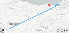  Private 5-Day Rize &amp; Trabzon Bungalow Tour: Fırtına Valley, Ayder &amp; Tea Country - 7 destinations 