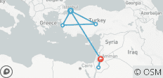  Lo mejor de Turquía y Jordania (personalizado privado) - 7 destinos 