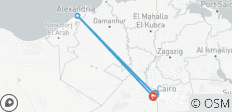  From Alexandria Port: Giza Pyramids, Museum, Private Tour. - 3 destinations 