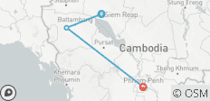  Cambodjaanse Erfgoedreis (privé op maat) - 3 bestemmingen 