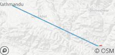  Kathmandu - Ramechhap Jeep or Bus Ticket - 2 destinations 