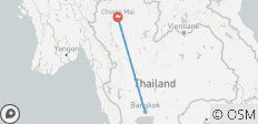  Thai Treasures: From Bangkok to Chiang Mai (Private Tailored) - 2 destinations 