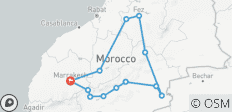  6 Tage Tour von Marrakesch Privat) - 13 Destinationen 