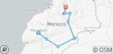  6 jours d\'excursion dans le désert au départ de Marrakech (privé) - 10 destinations 