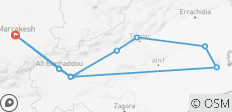  Wüstenausflug ab Marrakesch Privatreise 5 Tage - 9 Destinationen 