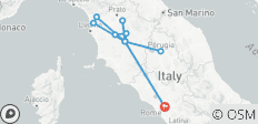  Tuscan Escape (Summer, 7 Days) - 13 destinations 