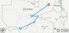  Safari dans les vallées du Zambèze et du Luangwa - 6 destinations 