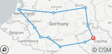  Praag en Duitsland ROT (11 bestemmingen) - 11 bestemmingen 