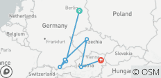  11 Tage in Luxus Berlin München Prag Wien - 7 Destinationen 