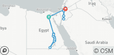  Egypt and Jordan Adventure Cairo → Amman (2024) - 25 destinations 