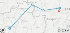  Croisière de 6 jours sur le Mékong de Chiang Mai à Luang Prabang en passant par Huay Xai et Pakbeng - 6 destinations 