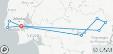  Authentieke smaken van Lissabon &amp; Alentejo - 2024 - 9 bestemmingen 