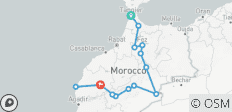  Von Tanger nach Marrakech 10 Tage - 14 Destinationen 