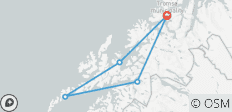  Abenteuerwelt Lofoten: Roadtrip zu roten Stelzenhäuschen - 5 Destinationen 