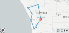  Namibia Road Trip: Wildlife Lodges &amp; Safari Adventure (9 destinations) - 9 destinations 