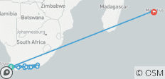  Zuid-Afrika &amp; Mauritius: Avontuur van Tuinroute naar Eiland (17 bestemmingen) - 17 bestemmingen 