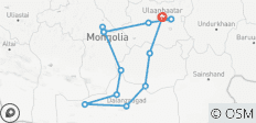  Schätze der Mongolei - 12 Destinationen 