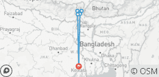  Von Kolkata nach Darjeeling - 11 Tage - 6 Destinationen 