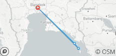  Bangkok et excursion sur les îles de l\'est de la Thaïlande - 4 destinations 