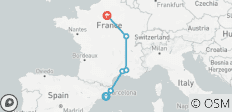  Barcelona a París - 6 destinos 