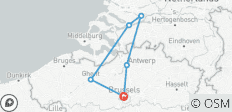  DISCOVERING BELGIUM: Brussels - Brussels MS VistaGracia - 6 destinations 