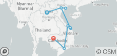  Glanzlichter Indochinas: 14 Tage Laos-Vietnam-Kambodscha, ab Luang Prabang - 12 Destinationen 