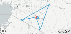  8Days Amboseli, Meru &amp; Maasai Mara Luxury Lodge Safari &amp; Flights - High End - 6 destinations 