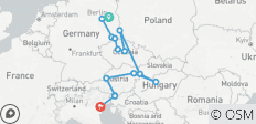  Berlin to Venice (from Berlin to Venice) - 14 destinations 