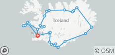  7 días - ruta de circunvalación de Islandia y península de Snæfellsnes en grupo pequeño - 38 destinos 