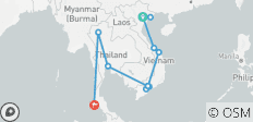  A 20-Day Journey of Contrasts through Vietnam &amp; Thailand - 14 destinations 