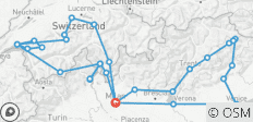  Italië &amp; Zwitserland - 13 dagen - 34 bestemmingen 